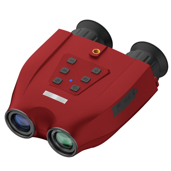 Red HD Night Vision Binoculars with Optical Zoom and Recording
