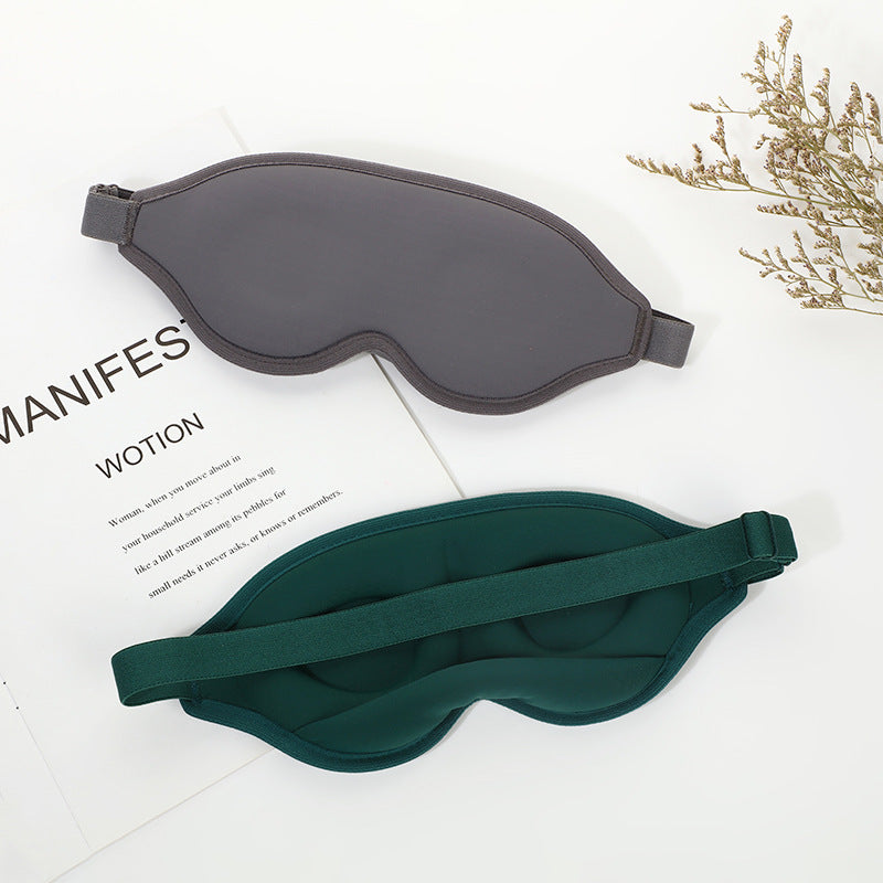 2 Pcs Pink 3D Contoured Eye Mask - Total Blackout, Pressure-Free Memory Foam, Skin-Friendly & Breathable for Deep Rest