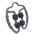 Grey Set of 2 Foam Roller Ring Leg Massagers - Muscle Relief & Circulation Tool