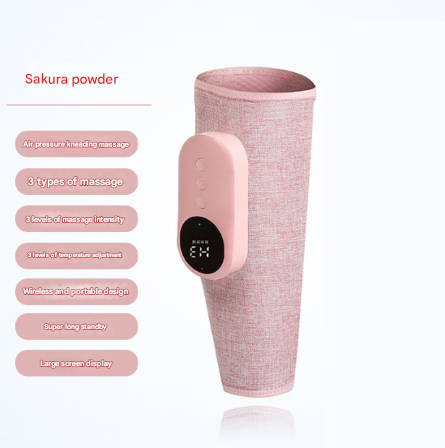 One-piece Pink Portable Leg Air Pressure Massager