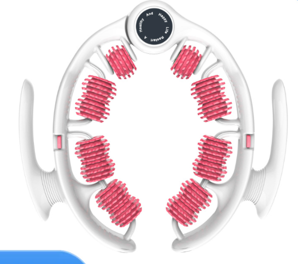 Pink 360 Degree Clamp Leg Roller Massager