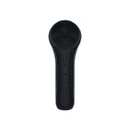 Silicone Facial Cleansing Brush - 6-Speed Vibration, Food-Grade Antibacterial Material with Warming Function(Black)