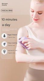 Portable Body Sculpting & Muscle Relaxation Massager with 8 Heads - 5 Speeds(purple)