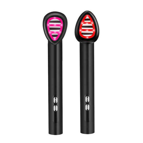 7-in-1 LED Facial Therapy Wand with 180 Rotatable Head (black)