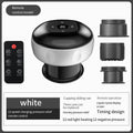 Smart Electric Cupping Therapy Massager - Adjustable Suction & Heat, Red Light Therapy, USB-C Rechargeable(White)