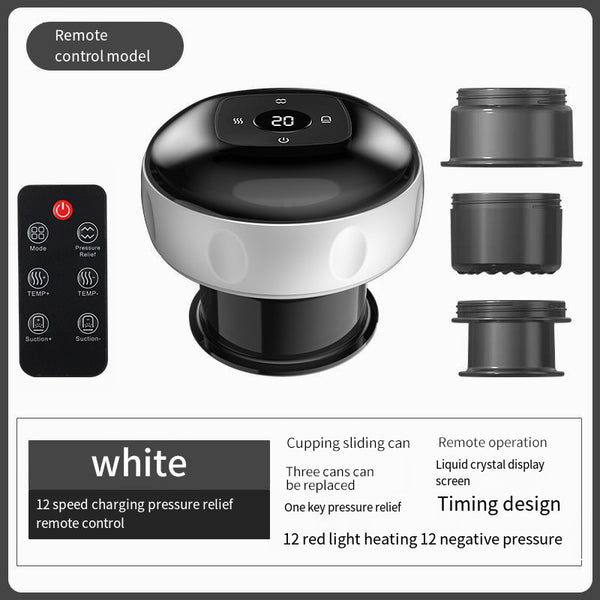 Smart Electric Cupping Therapy Massager (White)