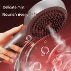 4-in-1 SPA Scalp Care Massage Comb - Red Light Therapy, Nano Steam & Vibration, USB-C Rechargeable(Black)