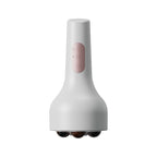 Rechargeable Smokeless Moxibustion & Massage Device with Hot Compress & Red Light Therapy(white)