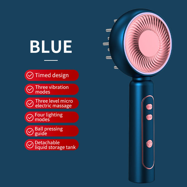 Blue Advanced Scalp Therapy Comb EMS & Serum Applicator