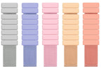 Pink Premium Adjustable Silicone Wrist & Ankle Weights (1lb Each, 2lb Pair) - Waterproof & Sweatproof for Enhanced Yoga, Running & Fitness Workouts