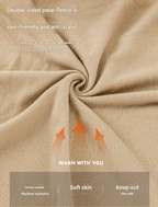 Green Cozy 4-in-1 Wearable Fleece Poncho Sleeping Bag - Multifunctional Camping Blanket with Detachable Hood