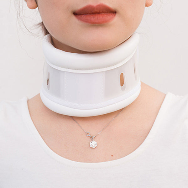 Size L White Adjustable Cervical Collar Neck Brace