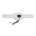Light Grey Heated Vibrating Neck Wrap - USB Powered Massager for Soothing Pain Relief with 3 Heat & 3 Vibration Modes