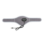 Dark Grey Heated Vibrating Neck Wrap - USB Powered Massager for Soothing Pain Relief with 3 Heat & 3 Vibration Modes