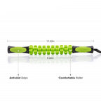 Orange Deep Tissue Massage Roller Stick for Muscle Soreness & Recovery - Portable Fascia Release Tool