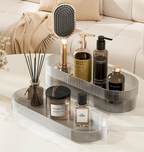 Rose Red Premium Self-Cleaning Hair Brush Set with Stand - Anti-Static Detangling & Scalp Massage Paddle Brush