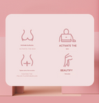 Purple Multi-functional Pelvic Floor Muscle Trainer - Postpartum Recovery and Leg Shaping Device