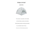 Green Premium Portable Pet Tent Bed with Cooling Mat - Breathable Foldable Outdoor Indoor Cat Dog House Shelter for Summer(Size: L)