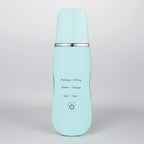 Ultrasonic Skin Scrubber - Deep Cleansing, Peeling, Lifting & Ion Infusion Facial Spatula(green)