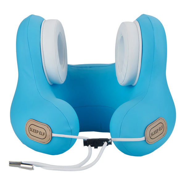 Smart Neck Pillow with Dual Noise Reduction - (Sky blue)