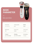 3-in-1 Facial Firming & Anti-Wrinkle Device with HIFU, RF & EMS Technology(White)