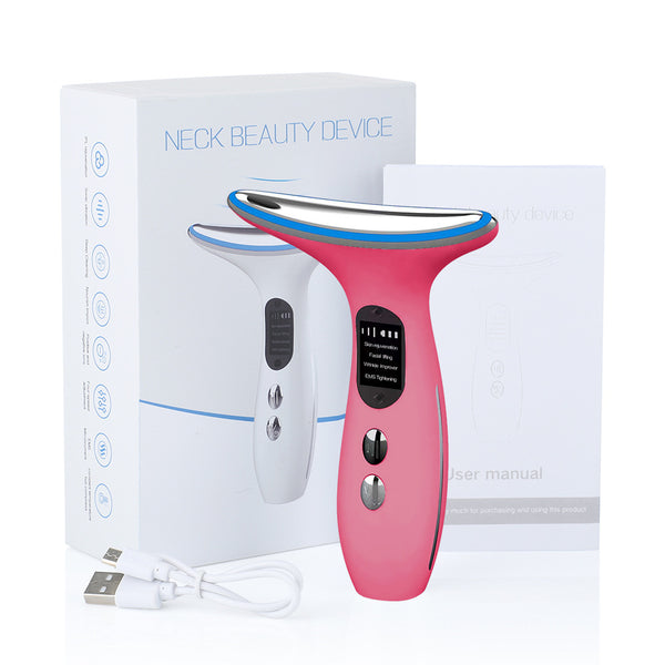 Multi-Function Neck & Face Beauty Device (pink)