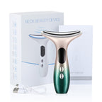 Multi-Function Neck & Face Beauty Device - 4-in-1 LED Light Therapy, EMS Lifting & Anti-Wrinkle Massager(Gradient)