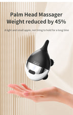 Intelligent 3D Electric Head & Scalp Massager - 7 Massage Techniques, IPX7 Waterproof, Rechargeable(Purple)