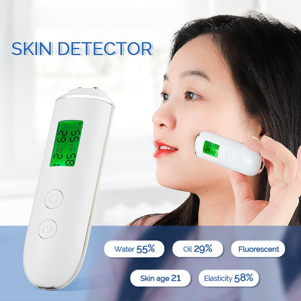 Smart Skin Analyzer with Multi-Function Detection(White)
