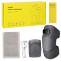 Rechargeable Heated Knee Massager Brace with Vibration & Adjustable Straps(Grey)
