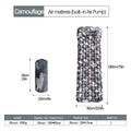2pc Ultralight Inflatable Camping Sleeping Mat with Integrated Pillow - Waterproof 40D Nylon TPU(Camouflage)