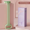 Green Adjustable Resistance Chest Expander with 6 Levels - Cute Cat Ear Puller for Full Body Workout