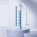 Blue Adjustable Breathing Exerciser & Respiratory Muscle Trainer - Lung Capacity, Core & Pelvic Floor Fitness Tool