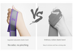 Blue and Purple 9-Loop Yoga Stretch Strap - Numbered Band for Flexibility and Physical Therapy