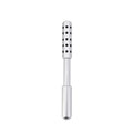 Silver Germanium Stone Facial Roller - Uplifting & Sculpting Beauty Massager for Face and Body