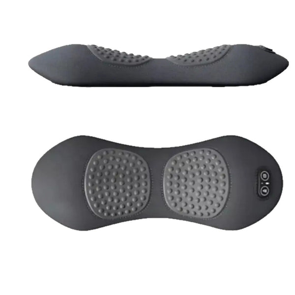 Dark Grey 3-in-1 Heated Back Stretcher Traction Lift for Home Therapy and Relaxation Comfort