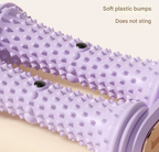 Purple Dual Foot Massager Roller - Therapeutic Deep Tissue Tool for Plantar Fasciitis, Arch Pain Relief & Muscle Relaxation