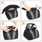 Black Portable Fitness Kettlebell Sandbag