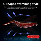 5-Pack 2" Lifelike Jointed Swimbaits for Crappie Bass Trout, , Swimbait for Relax Family Fishing