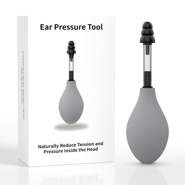 Grey Portable Manual Ear Massager