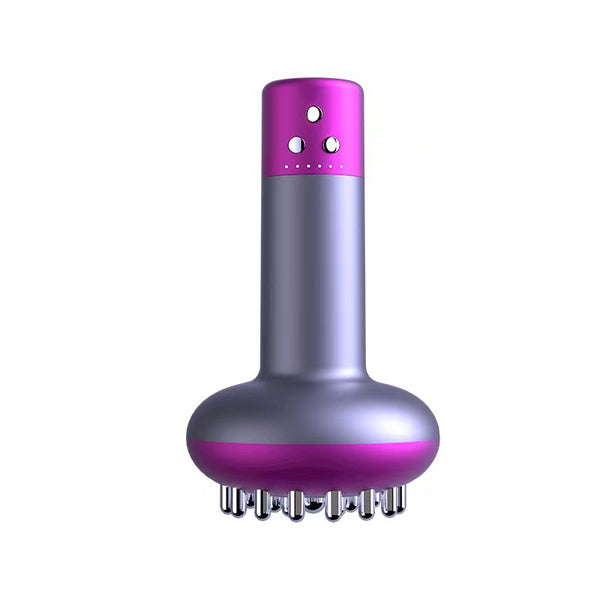 Purple Electric Meridian Brush Massager - 6-in-1