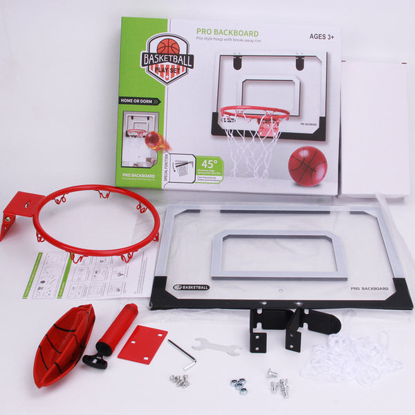 Indoor Wall-mounting Mini Basketball Hoop Set for Kids
