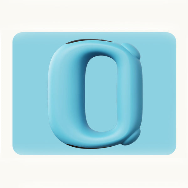 Blue Portable Fascia Massage Ring Vibration Massager