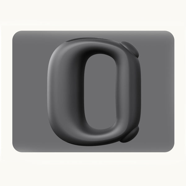 Black Portable Fascia Massage Ring Vibration Massager