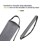Black Insulated Golf Beer Cooler Bag Cylindrical Tube Design with PEVA Lining 83cm Portable Crossbody Shoulder Strap for Australian Golf and BBQs