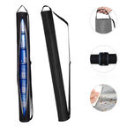 Black Insulated Golf Beer Cooler Bag Cylindrical Tube Design with PEVA Lining 83cm Portable Crossbody Shoulder Strap for Australian Golf and BBQs