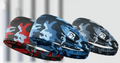 3 PCS Cooling Sports Headband Camouflage Print Ice Silk Sweat Band for Running Gym & Yoga Non Slip Stretchy Camo Red Blue & Grey