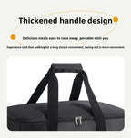 Large 35L Insulated Cooler Bag Soft Sided Leakproof Thermal Tote for Camping Beach Picnic BBQ Heavy Duty Grocery Carrier Black