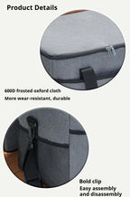 Large 35L Insulated Cooler Bag Soft Sided Leakproof Thermal Tote for Camping Beach Picnic BBQ Heavy Duty Grocery Carrier Navy Blue