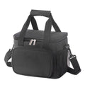 Small Insulated Lunch Bag 10L Cooler Tote Box with Shoulder Strap Leakproof Thermal Meal Prep Carrier for Work School Picnic Black